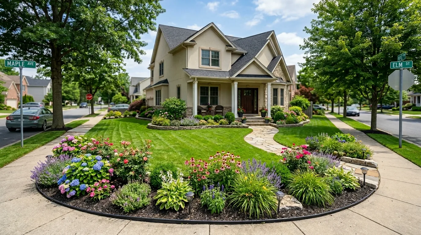 10 Corner Lot Landscaping Front Yard Ideas to Stand Out